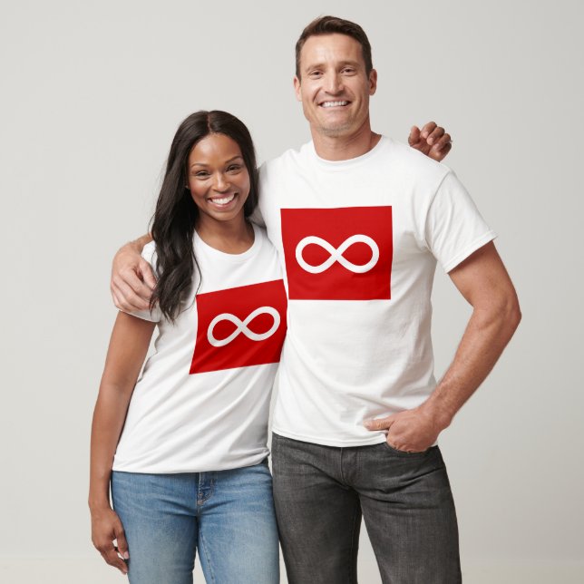 Camiseta Metis Flag, Métis flag (Unissex)