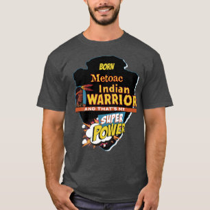 Camiseta Metoac Nascer Indígena Americano com Super Potênci