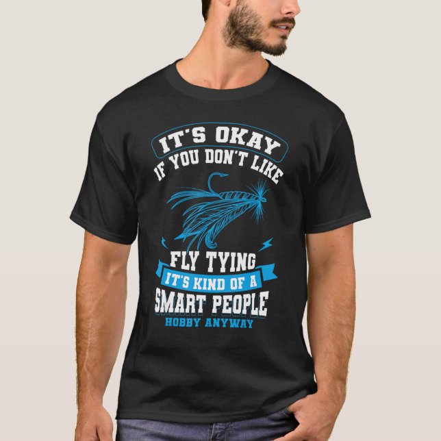 Camiseta Método de pesca com mosca para pescador de pesca (Frente)