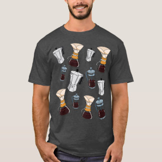 Camiseta Métodos de Criação de Café TShirt Clássica