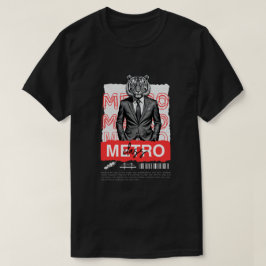 Camiseta Metro Class: El Look del Tigre en Traje
