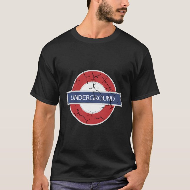 Camiseta Metro de Londres Uk Underground, em Londres Bree (Frente)
