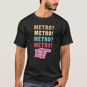 Camiseta metrô desta forma meme do cara viral do metrô Prem