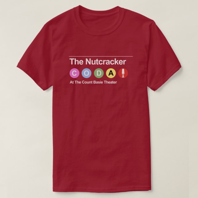 Camiseta Metrô Nutcracker (Frente do Design)
