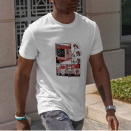 Camiseta Metro Train Japonês