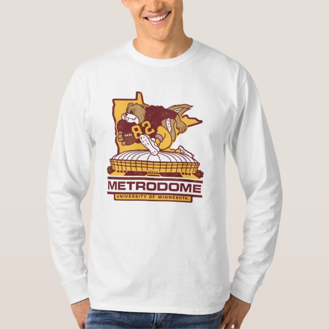 Camiseta Metrodome Retro Gopher Futebol (Frente)