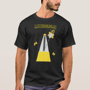 Camiseta Metrognome Bee Gnomo Pun Para Músicos Sobre Metr