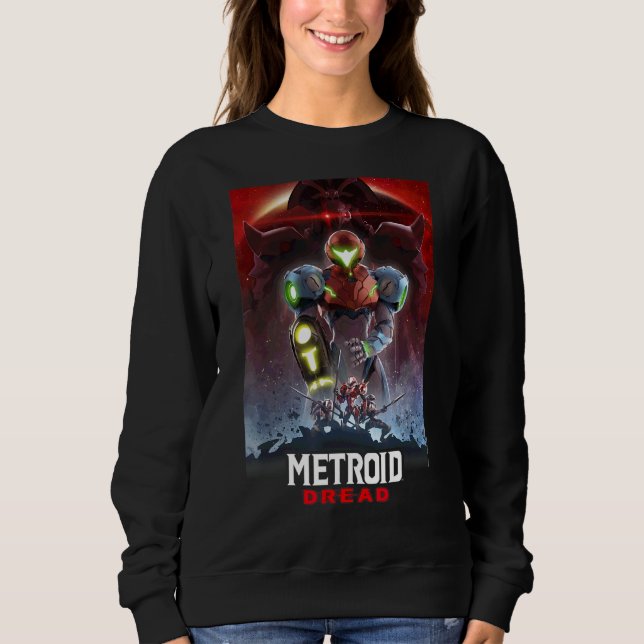 Camiseta Metroid Dread Galactic Group Gaming Poster (Frente)