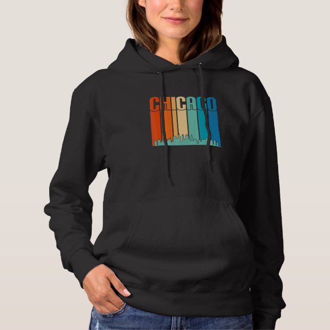 Camiseta Metropole da Cidade de Skyline em Chicago (Frente)