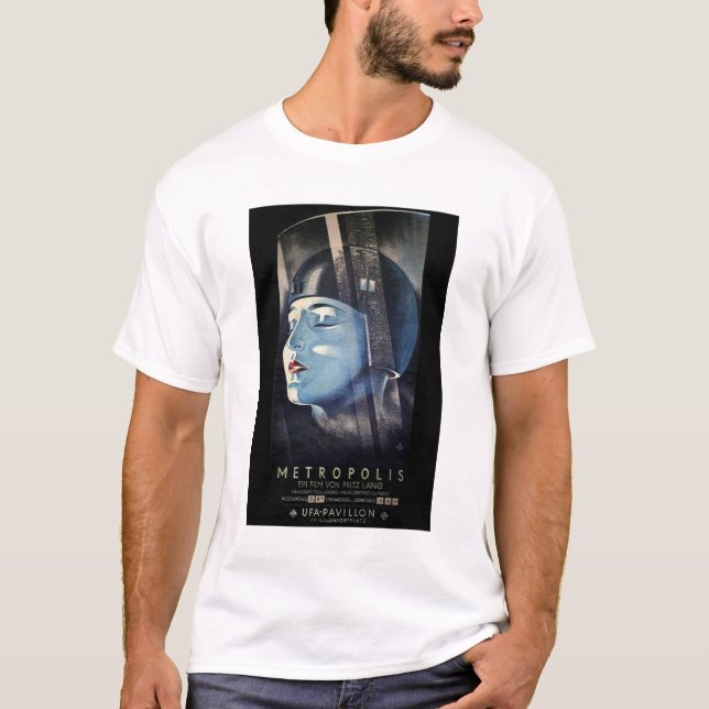 Camiseta Metrópolis de Fritz Lang (1927) (Frente)