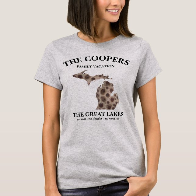 Camiseta Metrôs de petoskey State, Excelente do GroenLake M (Frente)