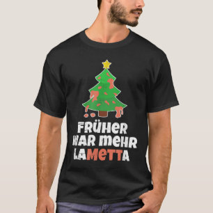 Camiseta Mett com texto alemão Guerra Füher Mehr Lametta