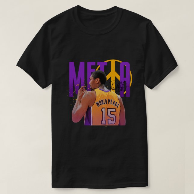 Camiseta Metta World Peace (Frente do Design)