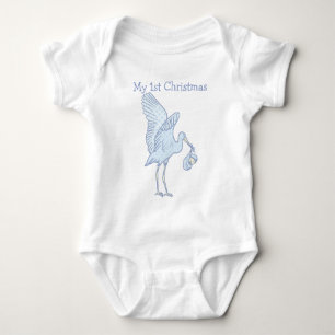 Camiseta Meu 1º Natal Bebê