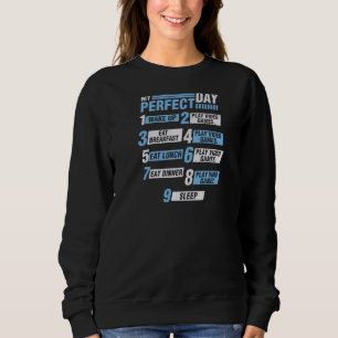 Camiseta Meu Acordar perfeito para o dia inteiro reproduzir