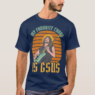 Camiseta Meu Acorde Favorito É Gsus Jesus Rock EGuitare