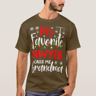 Camiseta Meu Advogado Favorito Me Chama De Família Advogada