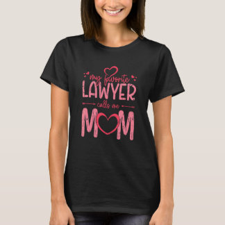 Camiseta Meu advogado favorito me chama de mãe - formando d