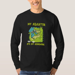 Camiseta Meu Alligador Ate Minha Casa Répteis Zoo Ponds Cr