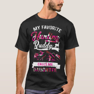 Camiseta Meu Amigo De Caça Favorito Me Chama De Mulheres Fi