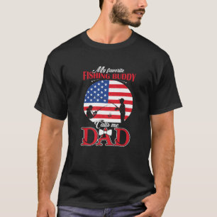 Camiseta Meu Amigo De Pesca Favorito Me Chama De Melhor Pai