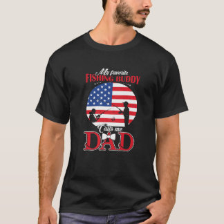 Camiseta Meu Amigo De Pesca Favorito Me Chama De Melhor Pai