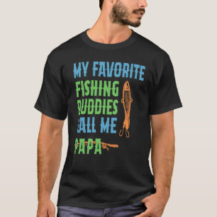 Camiseta Meu Amigo De Pesca Favorito Me Chama Papai Pai