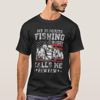 Camiseta Meu amigo de pesca favorito me chame de bandeira d