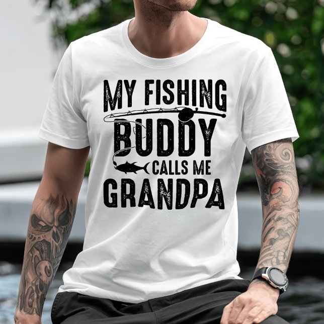 Camiseta Meu Amigo De Pesca Me Chama Avô (Criador carregado)