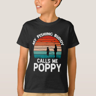 Camiseta Meu Amigo De Pesca Me Chama De Papoila Retro Vinta