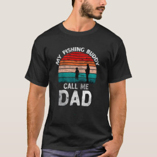 Camiseta Meu amigo de pesca me chama de pesca de Pai