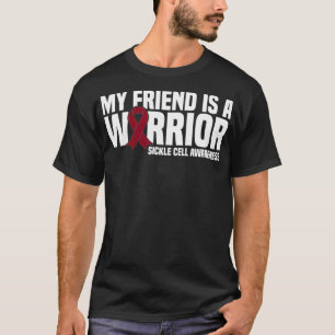 Camiseta Meu amigo é um guerreiro Burdy Friso Célula Falsif