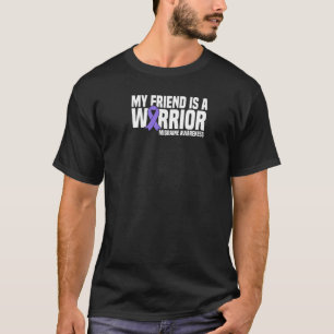 Camiseta Meu Amigo É Um Guerreiro Enxaqueca Consciência