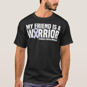 Camiseta Meu amigo é um guerreiro que ensina o Cancer de es