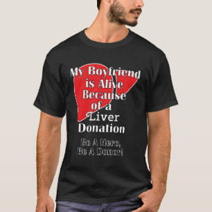 Camiseta Meu Amigo Está Vivo Por Causa De Um Fígado De Tran