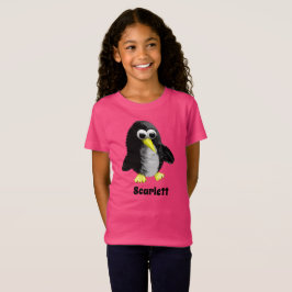 Camiseta Meu amigo, o pinguim, personalizado para crianças