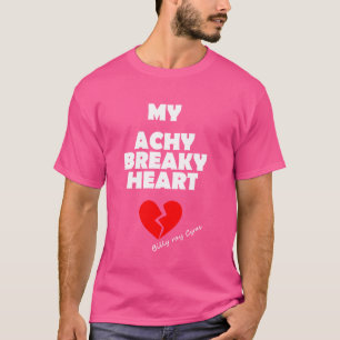 Camiseta Meu Amor Cardíaco Fascinante, Composição Para Home