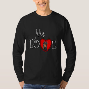Camiseta Meu Amor Doberman Pinscher