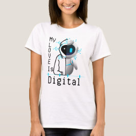 Camiseta Meu amor é digital.w