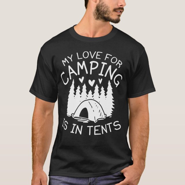Camiseta Meu Amor Pelo Amigo de Acampamento (Frente)
