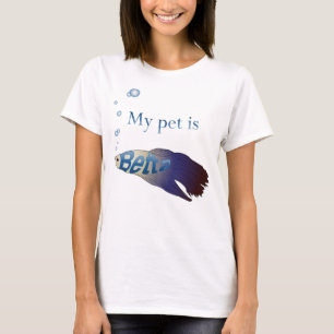 Camiseta Meu animal de estimação é Betta
