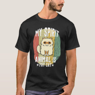 Camiseta Meu Animal de Estimação Espiritual é Gato Pet Gord