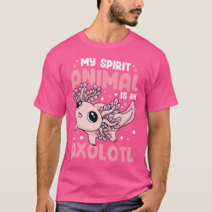 Camiseta Meu Animal Espírito É Um Anfíbio Axolotl Mexicano