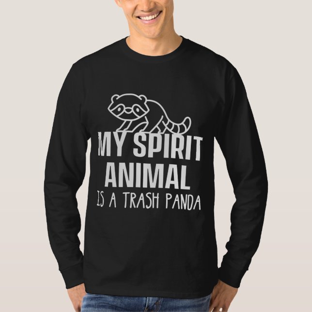 Camiseta Meu Animal Espírito É Um Lixo De Panda (Frente)