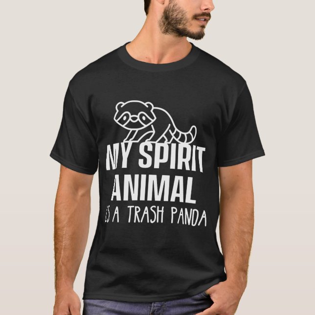 Camiseta Meu Animal Espírito É Um Lixo De Panda (Frente)