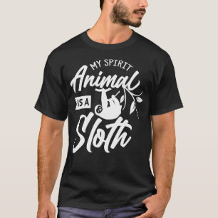 Camiseta Meu Animal Espírito É Um Preguiçoso Que Pregui