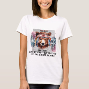Camiseta "Meu Animal Espírito" O Urso Aug - Set