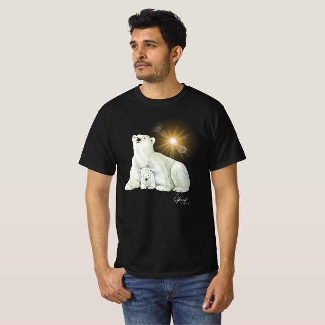 Camiseta Meu Animal Espírito - Urso Polar (Frente Completa)