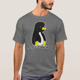 Camiseta Meu animal espiritual é um pinguim