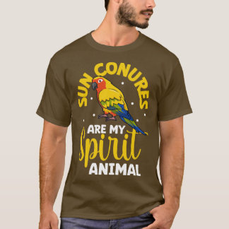 Camiseta Meu animal espiritual é uma Sun Conure